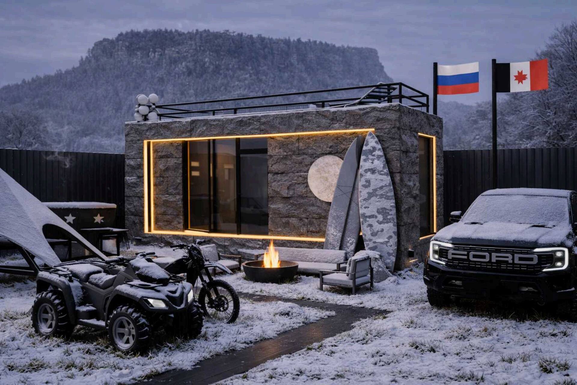 Black Shore — premium outdoor retreat
